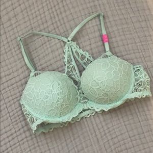 VS Pink 36B racerback push-up bra